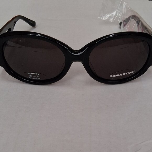 Sonia Rykiel 7631 00 Women's Sunglasses Cat 3 Black New Designer Eyewear - Picture 2 of 4